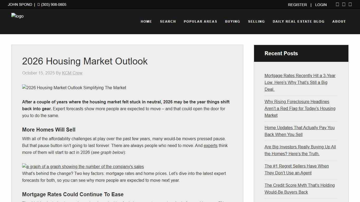 2026 Housing Market Outlook - John Spond Denver Real Estate