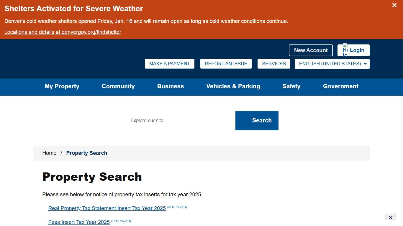 Property Search - City and County of Denver
